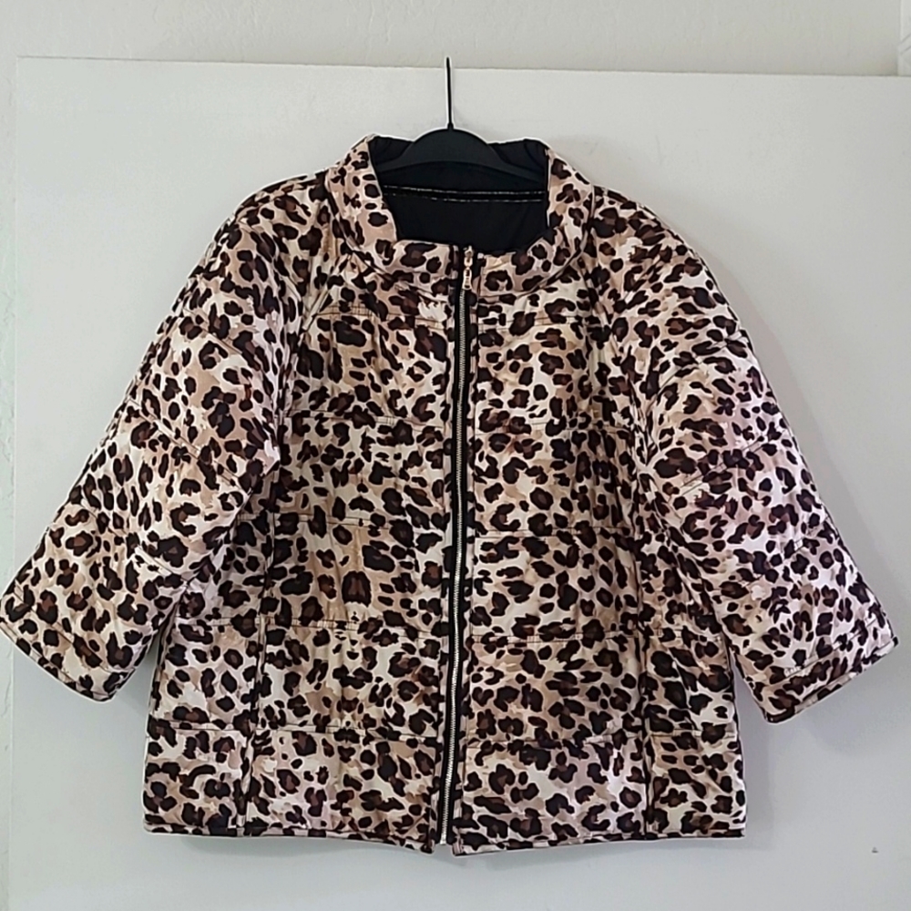Chicos Reversible Puffer Jacket